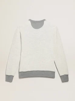 Store Moletom masculino cinza mescla com estampa verde Moletons