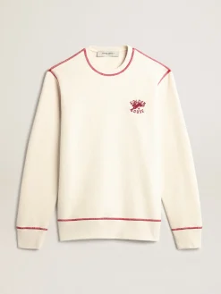 Cheap Moletom Masculino na cor branco heritage com logo CNY Moletons
