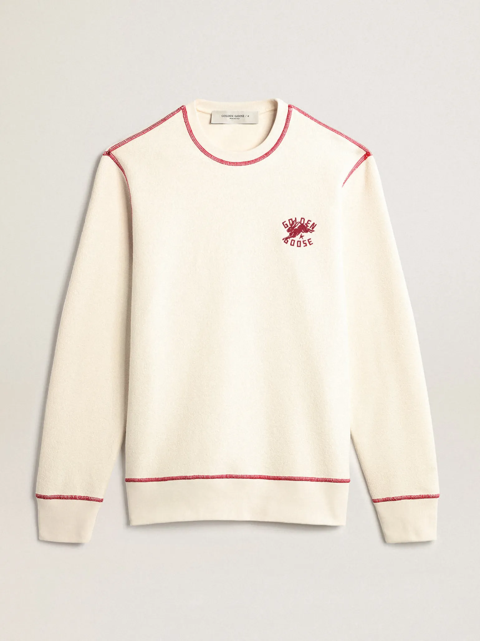Cheap Moletom Masculino na cor branco heritage com logo CNY Moletons