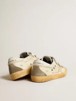 Cheap Old School Feminino LAB de napa com estrela de borracha e inserções de suede MULHER Super-Star