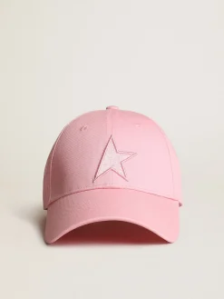 Clearance Demos Star Collection baseball cap with tone-on-tone star MULHER Chapéus e bonés|Beachwear