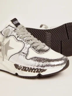 Shop Running Sole feminino prateado e branco MULHER Running Sole