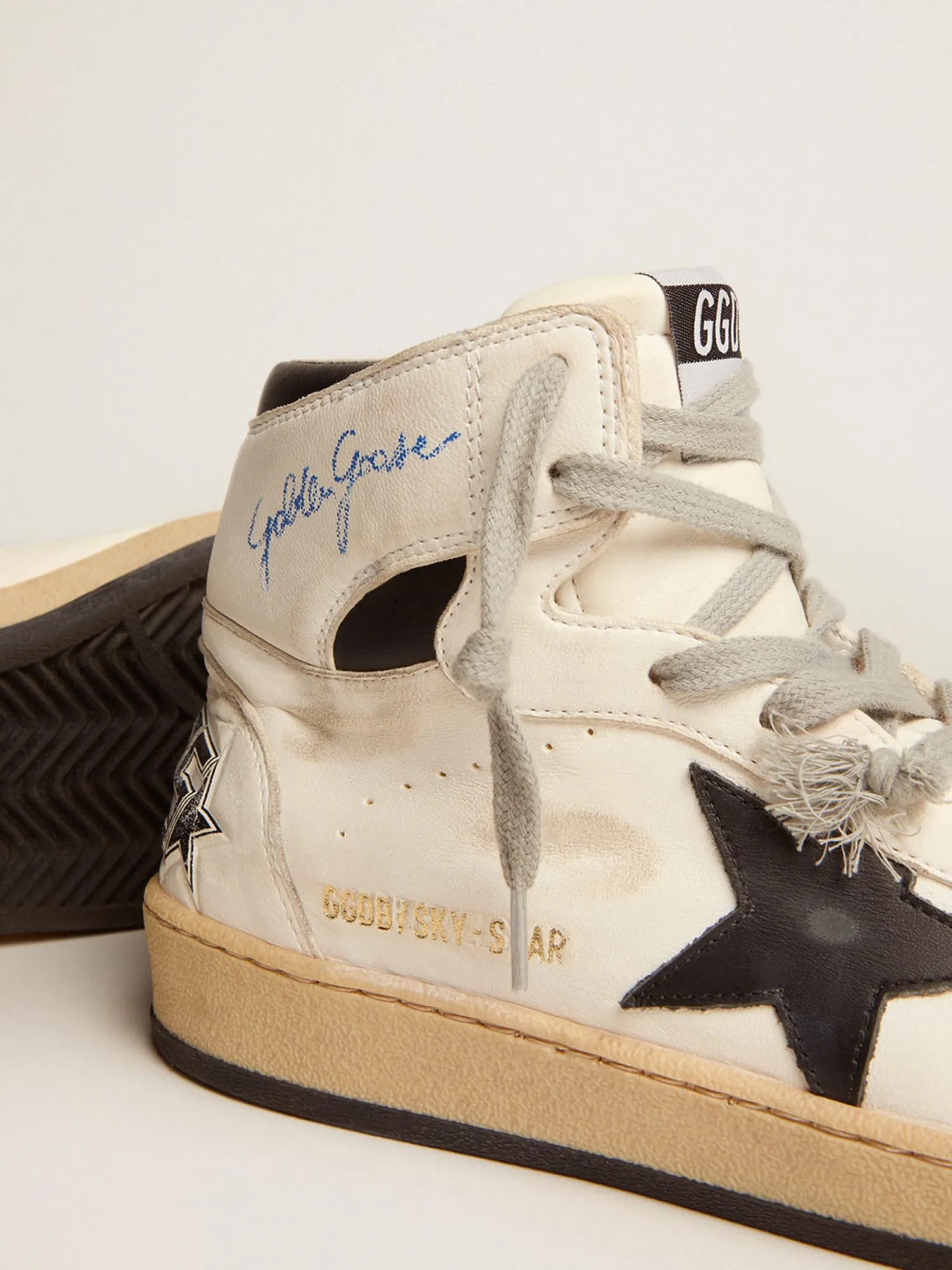 Cheap Sky-Star masculino com assinatura no tornozelo e inserções pretas Sky-Star