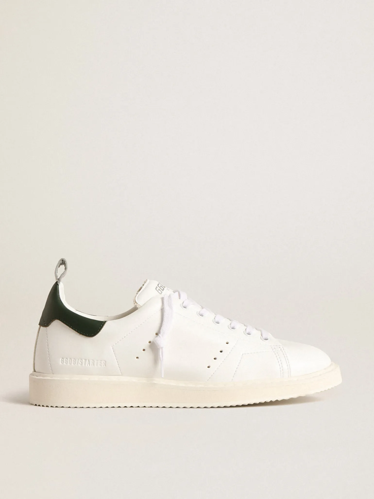 Sale Starter de base vegetal com talão de couro verde Beachwear|Starter