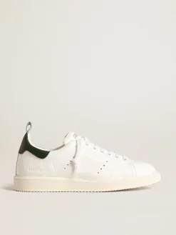 Sale Starter de base vegetal com talão de couro verde Beachwear|Starter