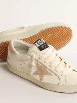 Shop Super-Star Feminino LTD de napa com estrela e talão de suede MULHER Super-Star