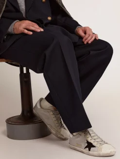 Fashion Super-Star masculino de couro Super-Star