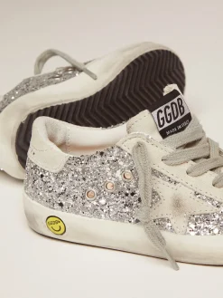 Cheap Super-Star Young com glitter prateado Meninas (4-10 anos)