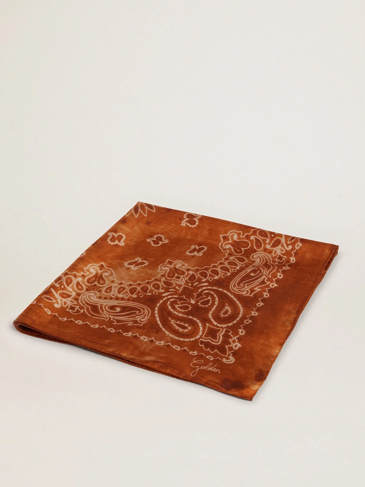 Clearance -colored Golden Collection scarf with paisley pattern MULHER Sedas e Echarpes|Beachwear