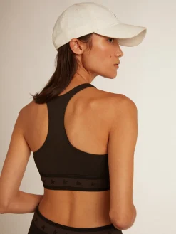 Sale Top esportivo preto MULHER Beachwear|Camisetas