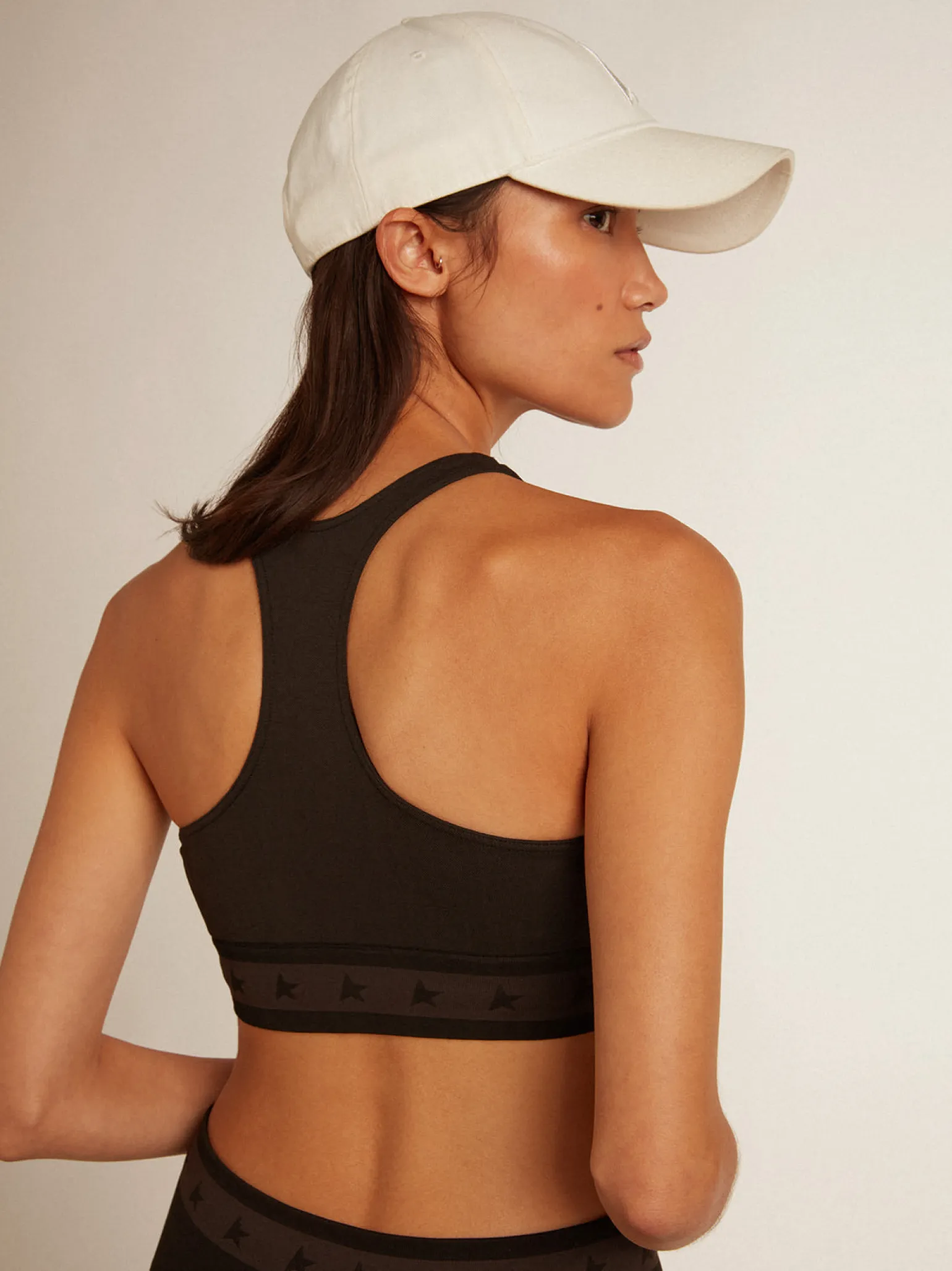 Sale Top esportivo preto MULHER Beachwear|Camisetas