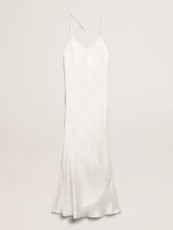 Cheap Vestido slip dress cor de pergaminho MULHER Vestidos e macacões