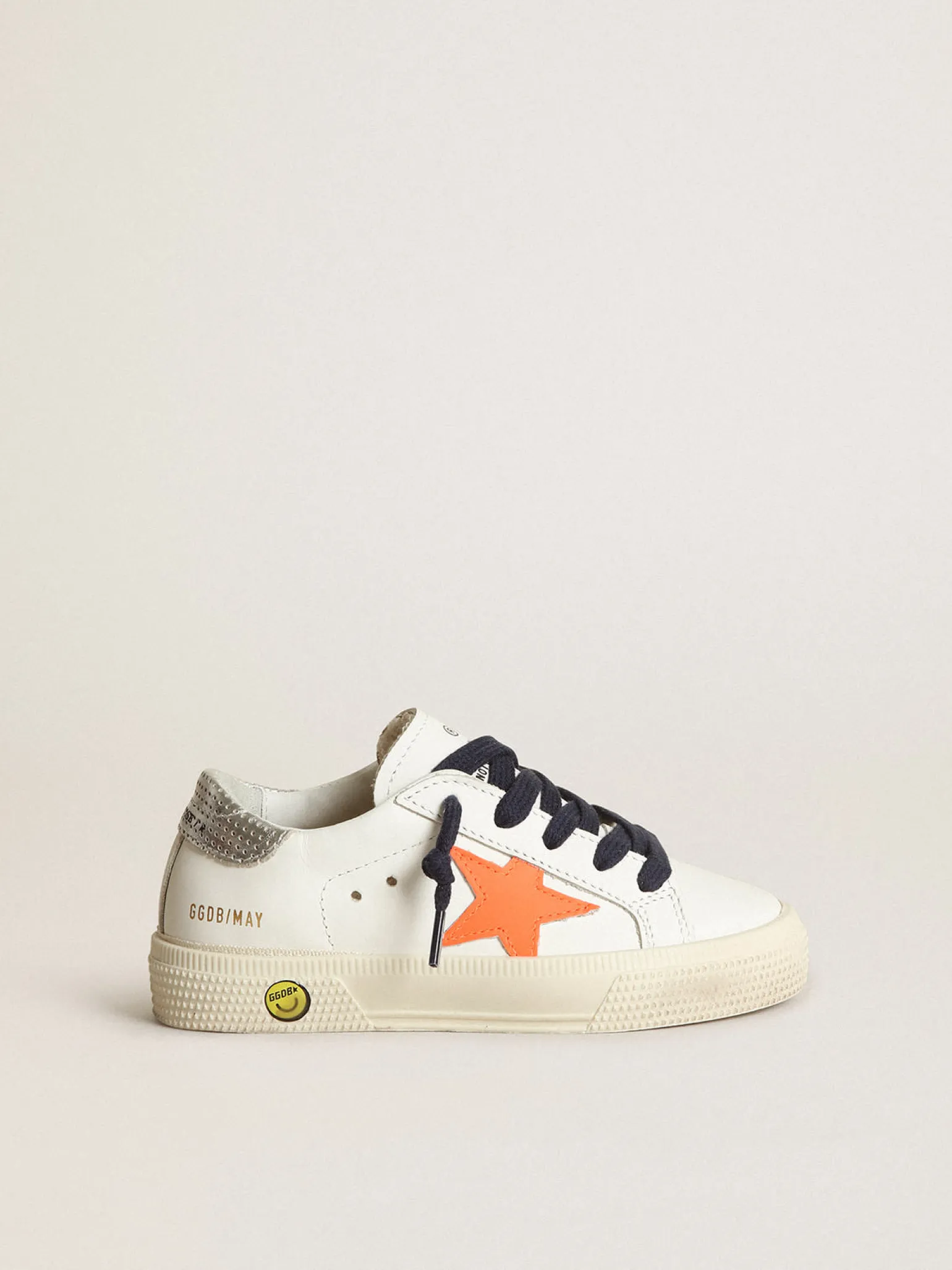 Sale Young May com estrela de couro laranja fluorescente e talão perfurado Meninas (4-10 anos)|Meninos (4-10 anos)